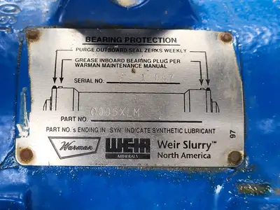 Used WARMAN 032CAHRRRMM2660 Parts (Hydraulics and Pneumatics) British Columbia CA | Lenmark #1440562
