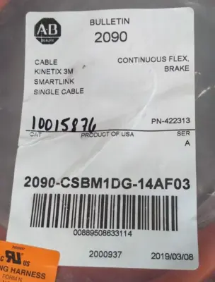 Allen Bradley 2090-CSBM1DG-14AF03/A Servo Power Cable Loc5E38