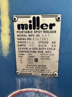 USED MILLER 20 AFT