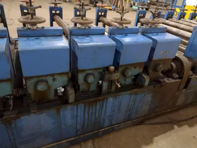 17 STAND X 4" X 48" B&K MODEL #2B-35 RAFTED ROLLFORMER: STOCK #18127