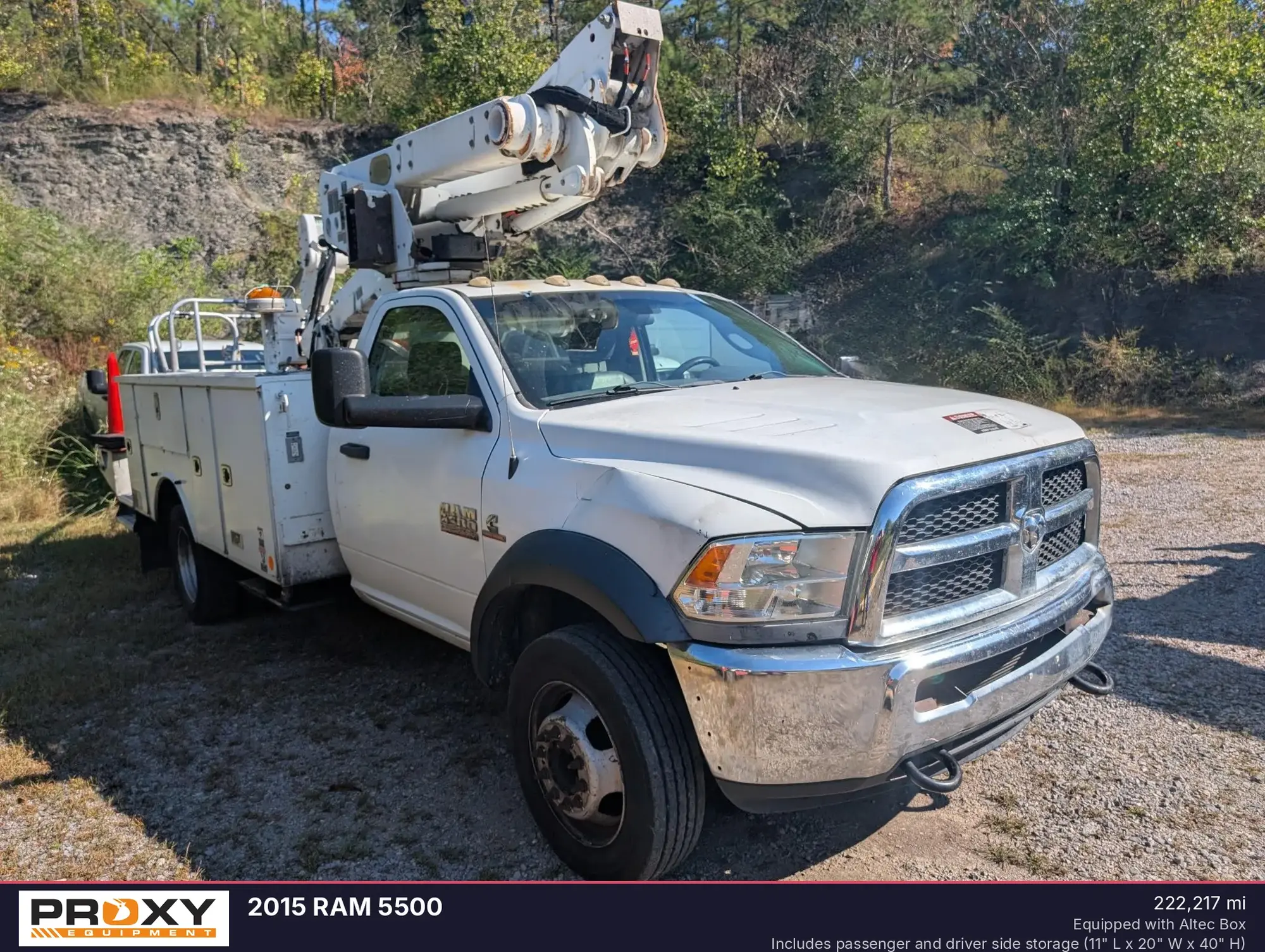 Used 2015 RAM 5500 Service & Utility Trucks Alabama US | Proxy Equipment #1378282