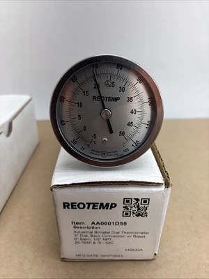 New | in-Stock Reotemp AA0601D55 Temperature Monitoring Indiana US | J&J Industrial Supply #897303