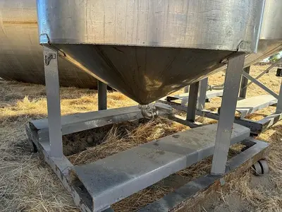 Tank, 750 Gallon, 316 Stainless Steel, Cone Bottom, #5991011