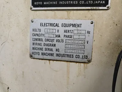 Koyo RT-40 ROBI Outer Diameter Visual Inspection Checking Machine