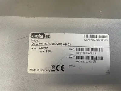 USED AdsTec AdsTec DVG-VMT6012