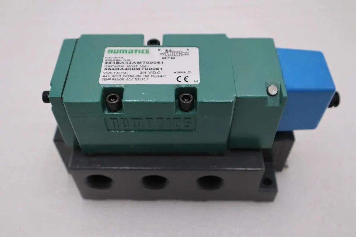 NEW Numatics 554BA43AMT00061 2-Way Hydraulic Directional Control Valve #H1060
