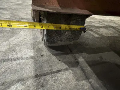 20,000 LBS (10 TON) x 120" x 60" STEEL WITH HARD TIRE TRANSFER CART CAR: STOCK #23237
