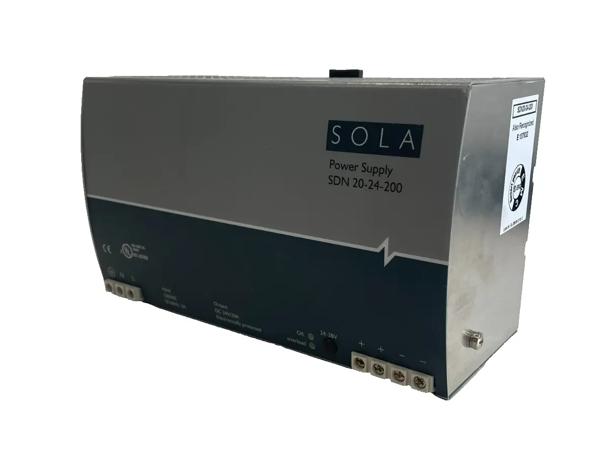 NEW SOLA SDN-20-24-200 POWER SUPPLY SDN 2024200