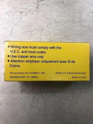 New | in-Stock HUBBELL HBL2447 Connector Accessories | ND Industrial Surplus #1223069