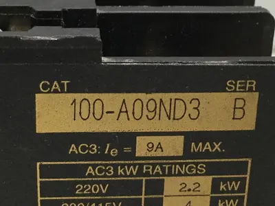 USED ALLEN BRADLEY 100-A09ND3 SER B