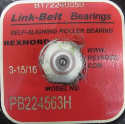 NEW REXNORD PB224563H PILLOW BLOCK BEARING 3-15/16"