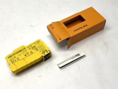 USED B&R REV. K0 SAFETY I/O MODULE 4 SAFE DIGITAL INPUTS 4 PULSE OUTPUTS