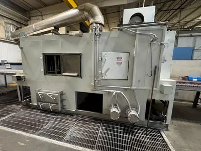 40" x 40" CINCINNATI 3-STAGE HEATED WASHER & PARTS DEGREASER: YOBRO #24765