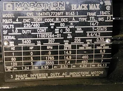 USED MARATHON CVE 184THTL7726FF R143 I