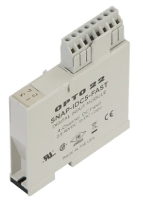 Opto 22 SNAP-IDC5-FAST SNAP 4-Ch High-Speed 2.5-16VDC Digital Discrete Input Mod [New]