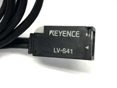 Used KEYENCE Laser Sensor Amplifier Main Unit, PNP, M8 w/ LV-S41 Sensor Head Sensors Michigan US | Maverick Industrial Sales #1402884