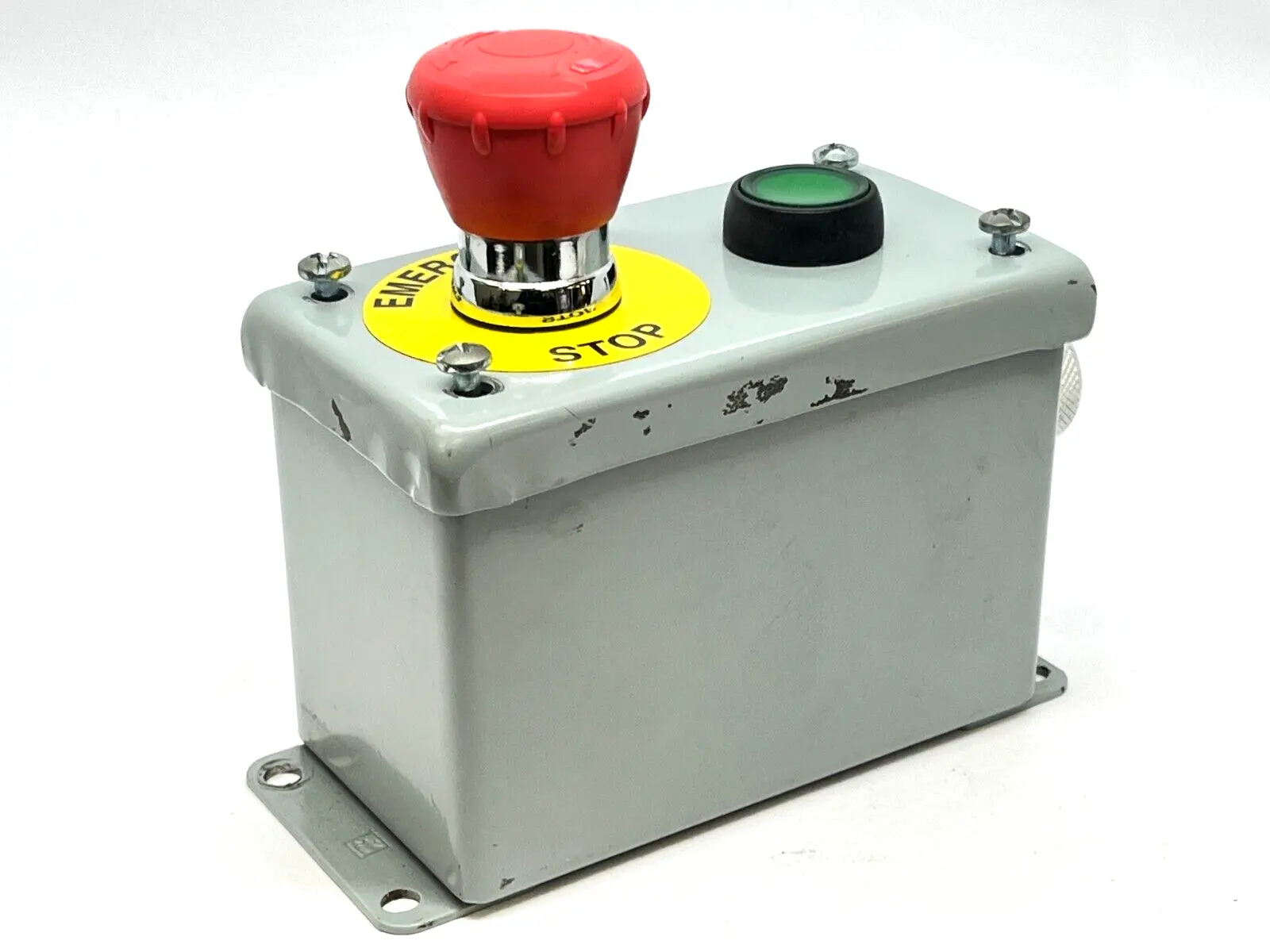 E2PBGXM,800FP-F3PX10 | Hoffman E2PBGXM Enclosure w/ Allen Bradley 800FP-F3PX10 800FM-MT44LE 800F-X01 - Used