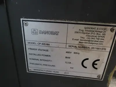Used 2011 DANOBAT CP-420AN Horizontal Band Saws Illinois US | Aucto #1418307