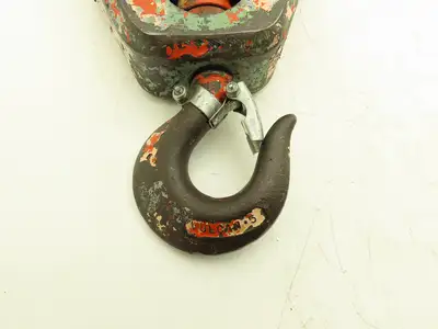 1 Ton Single Sheave Crane Hoist Swivel Hook Block 2000 Lb