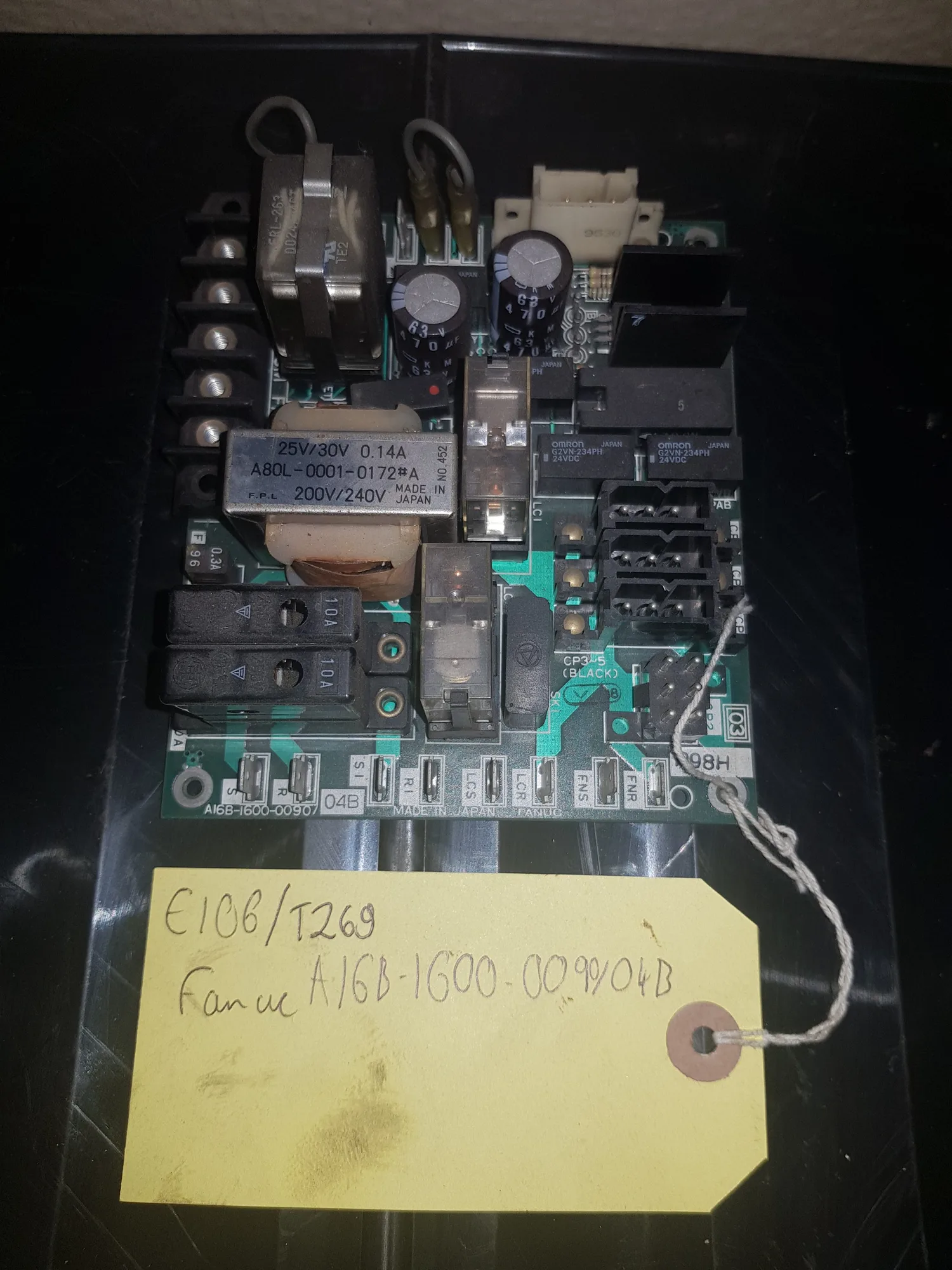 (REF 269) FANUC INPUT POWER PCB A16B-1600-0090-044
