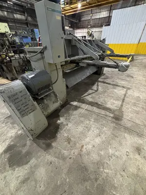 8' X 3/16" WYSONG MODEL #796 MECHANICAL POWER SQUARING SHEAR WITH BACK GAUGE: STOCK #23634