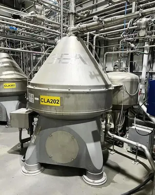 (7) GEA Westfalia SSI 300-06-772 vegetable protein clarifier centrifuges, 316SS.