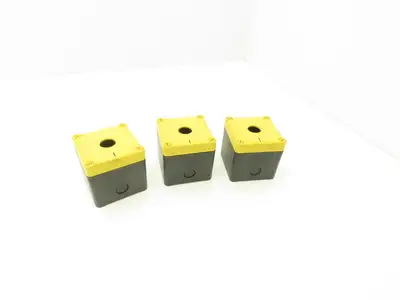 Schmersal MBK 311 GB Single Hole Pushbutton Box Lot of 3