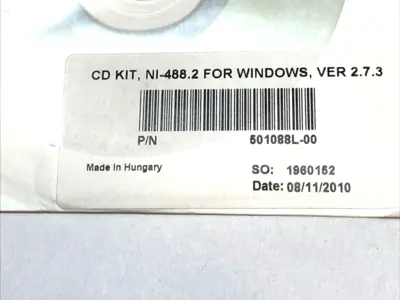 New | in-Stock National Instruments VER. 2.7.3 CD Kit NI-488.2 Software Michigan US | Maverick Industrial Sales #1402301