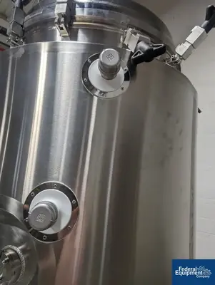 USED A&M Process 500 Liter A&B Process Receiver Tank, 316 S/S, 44/150#