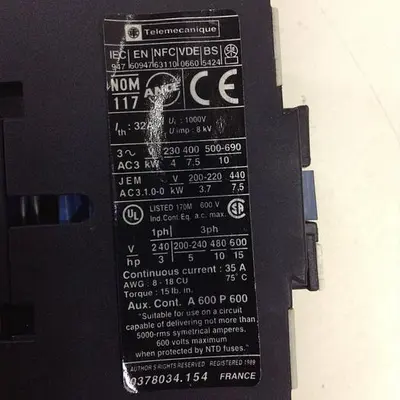 USED TELEMECANIQUE LC1D1810