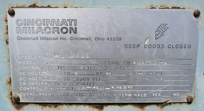 USED CINCINNATI MILLING MACHINE