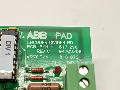 816-075 | ABB  Encoder Divider Board - New Other