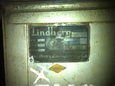 Lindberg Elect. Melting Pot Furnace 1,250°F