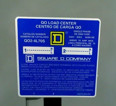 NEW SQUARE D QO24L70SCP CIRCUIT BREAKER LOAD CENTER