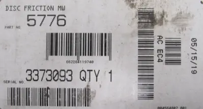 NEW NEXEN 5776 FRICTION DISC
