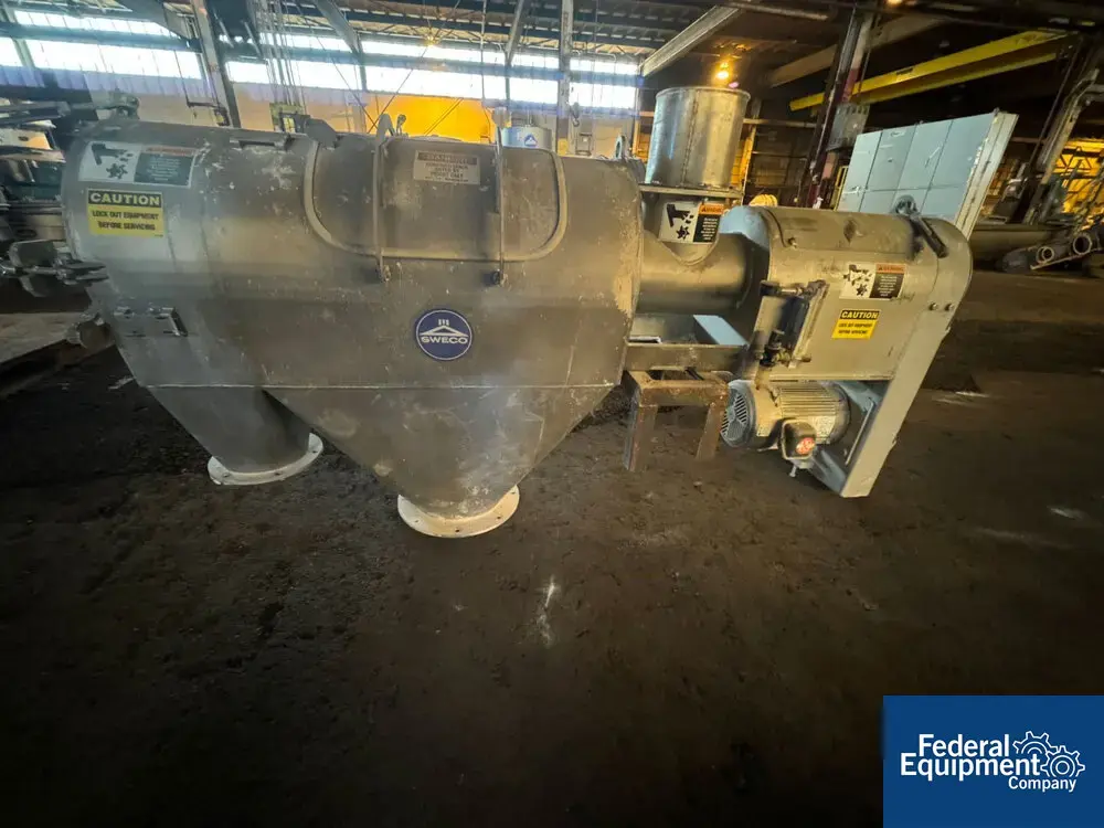 USED SWECO CS8S Sweco centrifugal Sifter, S/S