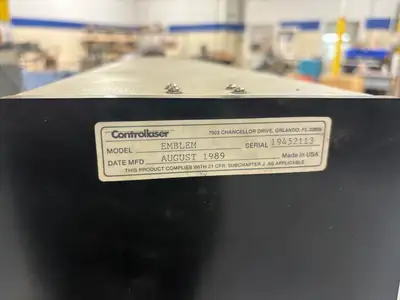 Used Controllaser EMBLEM Laser Markers Michigan US | Maverick Industrial Sales #1401574