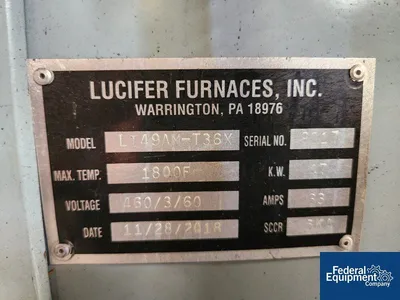 Used 2018 LUCIFER LI49AMT36X Heat Treating Units Ohio US | HGR 24 #729730
