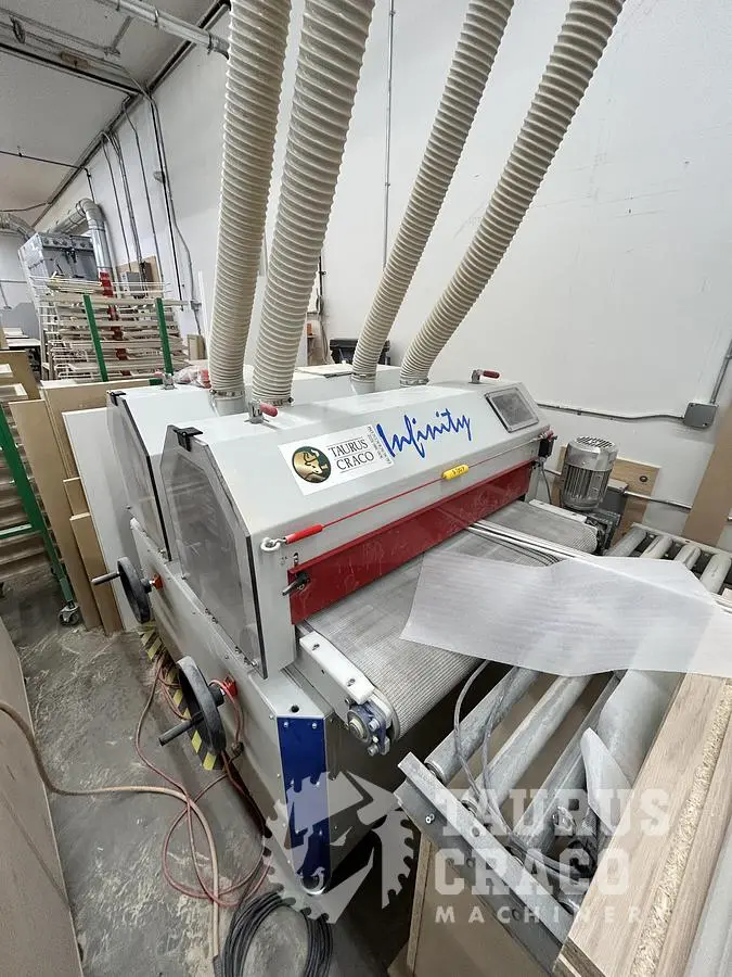 Used 2021 ALPHA BRUSH INFINITY 2 HEAD BRUSH SANDER 1000MM Denibbing Sanders Ontario CA | Taurus Craco Machinery Inc #1280167