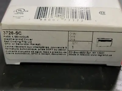 NEW PASS & SEYMOUR 3726-SC