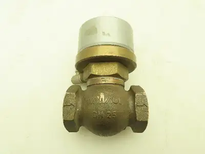 Valvaut Effepi Z200306 Pneumatic Air Controlled Globe Valve 1" NPT PTFE Bronze