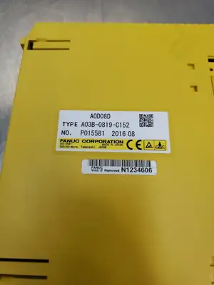 USED FANUC A03B-0819-C152 (A0D08D) I/O Module.