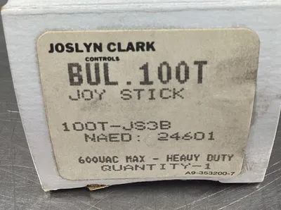 Joslyn Clark 100T-JS3B BUL.100T Joy Stick 600VAC Heavy Duty 3E-36