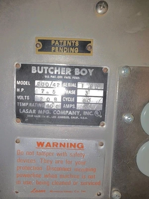USED Butcher Boy 200/42