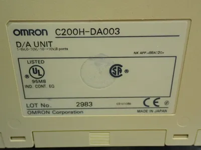 USED OMRON C200HDA003