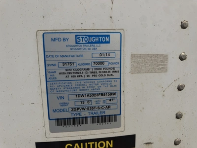 Used 2015 STOUGHTON _UNKNOWN_ Box Trailers Indiana US | Miedema Asset Management Group #1414391