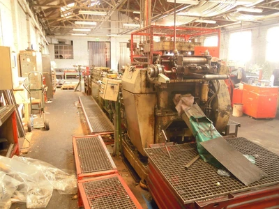 USED COLOMBO PROFILING LINE FOR MAKING PERFORATED VERTICAL CORNER PROFILES