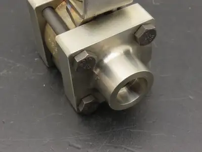 Contromatics 298-00-204 Stainless Steel 3pc Ball Valve 1/2" Socket Weld 700 WOG