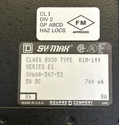New | in-Stock SQUARE D 8030-RIM144 Industrial Controls | Surplus Asset Holdings #1222035