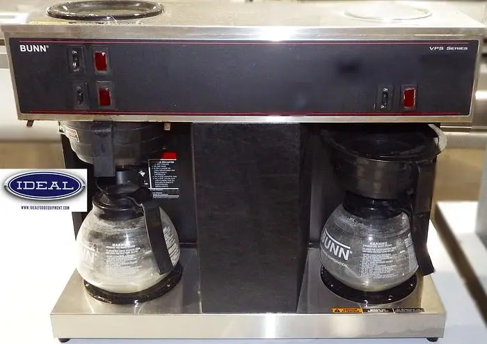 Bunn 3 burner coffee machine - pour over model - nice condition